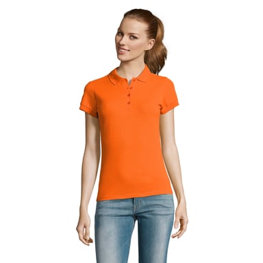 SOLS Womens/Ladies Passion Polo Shirt (Orange)