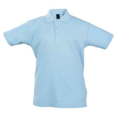 SOLS Childrens/Kids Summer II Polo Shirt (Sky Blue)