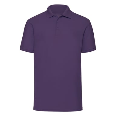 Fruit of the Loom Mens 65/35 Polo Shirt (Purple)