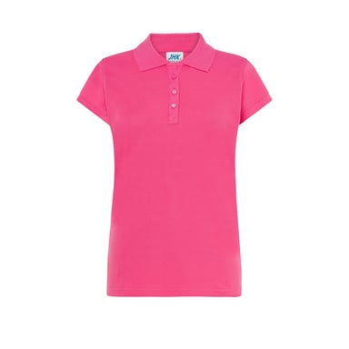 JHK Womens/Ladies Regular Polo Shirt (Azalea)