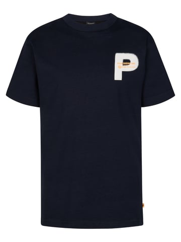 Petrol Industries - Printed Jersey T-shirt Bandolera Boys -  Blue