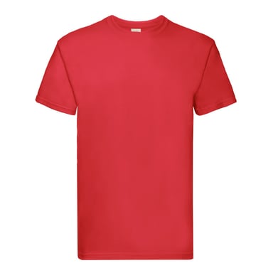 Fruit of the Loom Mens Super Premium T-Shirt (Red)