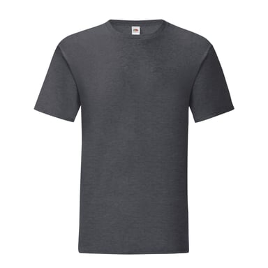 Fruit of the Loom Mens Iconic 150 T-Shirt (Dark Heather Grey)