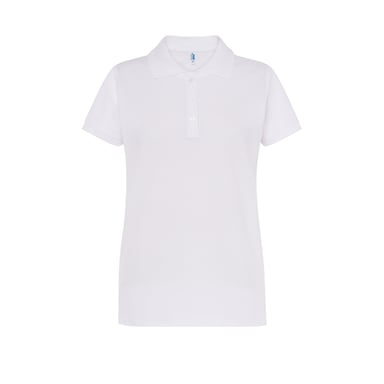 JHK Womens/Ladies Plain Plus Polo Shirt (White)