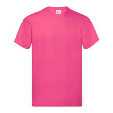 Fruit Of The Loom Mens Original T-Shirt (Fuchsia)