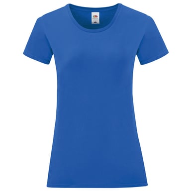 Fruit of the Loom Womens/Ladies Iconic Combed Cotton T-Shirt (Royal Blue)