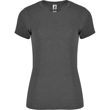 Roly Womens/Ladies Fox T-Shirt (Black Heather)