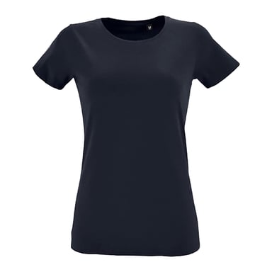 SOLS Womens/Ladies Regent Round Neck Fitted T-Shirt (French Navy)