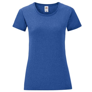 Fruit of the Loom Womens/Ladies Iconic Heather T-Shirt (Heather Royal)