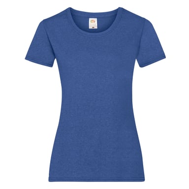 Fruit of the Loom Womens/Ladies Valueweight T-Shirt (Retro Heather Royal)