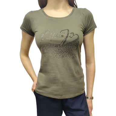 Liu Jo Womens/Ladies Logo Slim T-Shirt (Green)