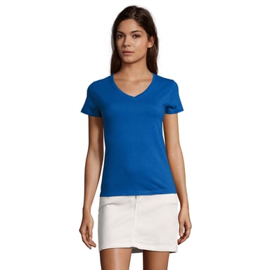 SOLS Womens/Ladies Imperial V Neck T-Shirt (Royal Blue)