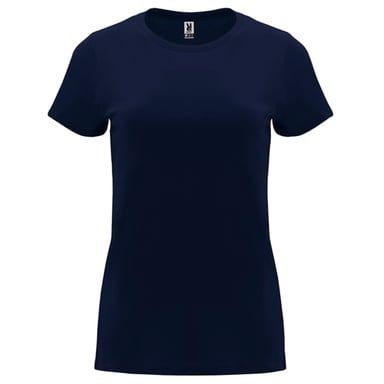 Roly Womens/Ladies Capri T-Shirt (Navy Blue)