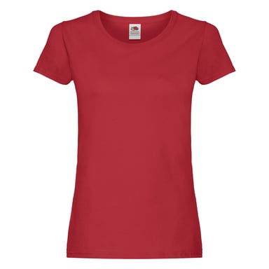 Fruit of the Loom Womens/Ladies Original T-Shirt (Red)
