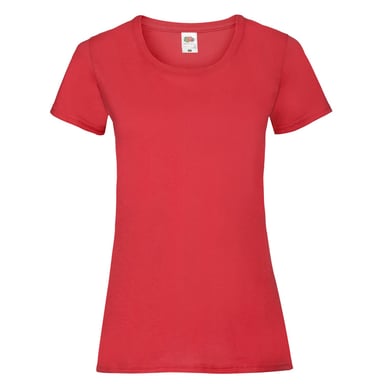 Fruit of the Loom Womens/Ladies Valueweight T-Shirt (Red)