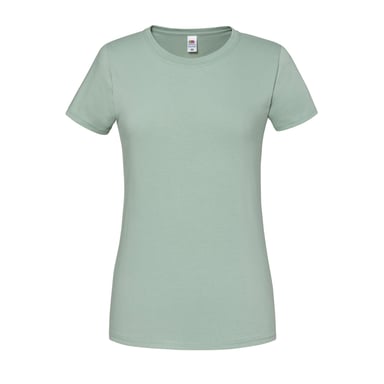 Fruit of the Loom Womens/Ladies Iconic 190 T-Shirt (Sage)