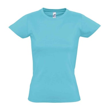 SOLS Womens/Ladies Imperial T-Shirt (Atoll Blue)