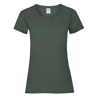 Fruit of the Loom Womens/Ladies Valueweight T-Shirt (Bottle Green)