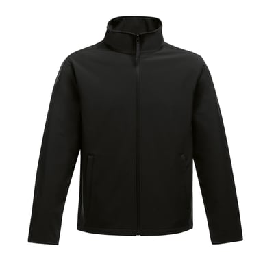 Regatta Mens Ablaze Printable Soft Shell Jacket (Black)