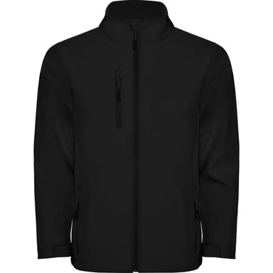 Roly Mens Nebraska Soft Shell Jacket (Black)