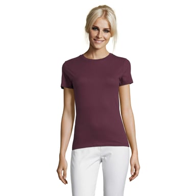 SOLS Womens/Ladies Regent T-Shirt (Burgundy)