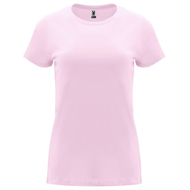 Roly Womens/Ladies Capri T-Shirt (Light Pink)