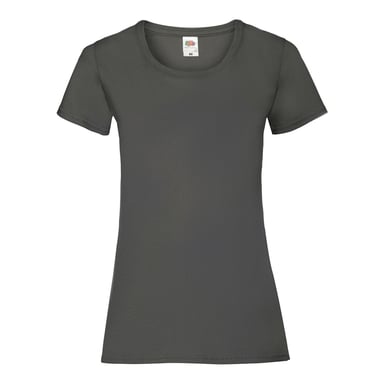 Fruit of the Loom Womens/Ladies Valueweight T-Shirt (Light Graphite Solid)
