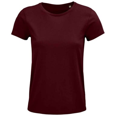 SOLS Womens/Ladies Crusader T-Shirt (Burgundy)