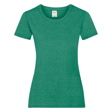Fruit of the Loom Womens/Ladies Valueweight T-Shirt (Retro Heather Green)