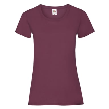 Fruit of the Loom Womens/Ladies Valueweight T-Shirt (Heather Burgundy)
