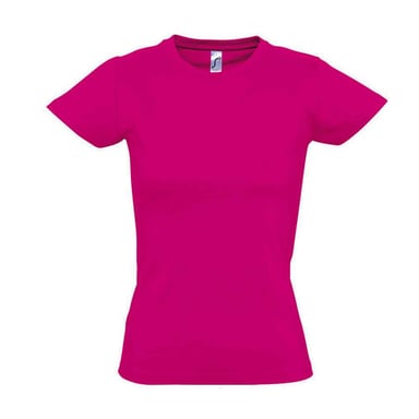 SOLS Womens/Ladies Imperial T-Shirt (Fuchsia)