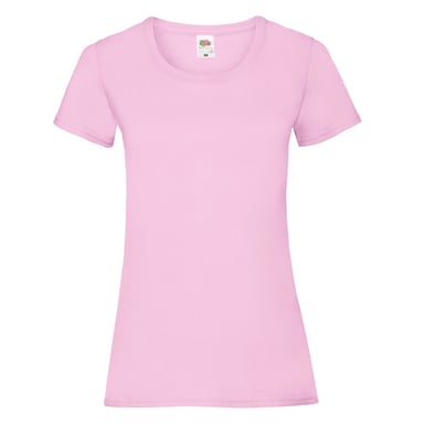 Fruit of the Loom Womens/Ladies Valueweight T-Shirt (Light Pink)
