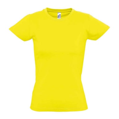 SOLS Womens/Ladies Imperial T-Shirt (Lemon)