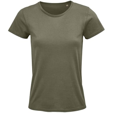 SOLS Womens/Ladies Crusader T-Shirt (Khaki Green)