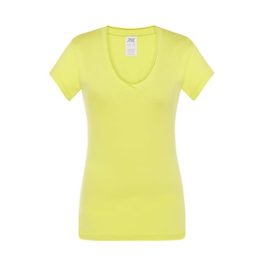JHK Womens/Ladies Sicilia V Neck T-Shirt (Pistachio)
