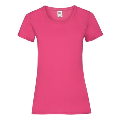 Fruit of the Loom Womens/Ladies Valueweight T-Shirt (Fuchsia)