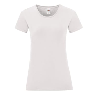 Fruit of the Loom Womens/Ladies Iconic 150 T-Shirt (White)