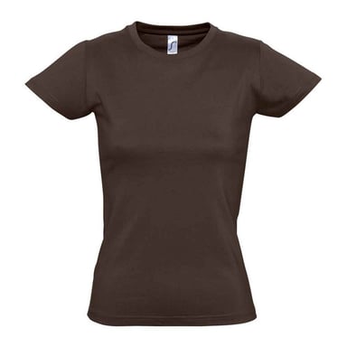 SOLS Womens/Ladies Imperial T-Shirt (Chocolate)