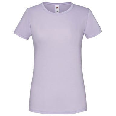 Fruit of the Loom Womens/Ladies Iconic Combed Cotton T-Shirt (Soft Lavender)
