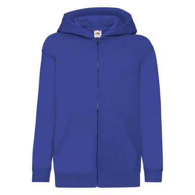 Fruit of the Loom Childrens/Kids Classic Hooded Jacket (Royal Blue)