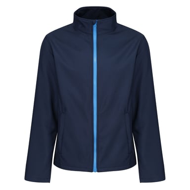 Regatta Mens Ablaze Printable Soft Shell Jacket (Navy/French Blue)