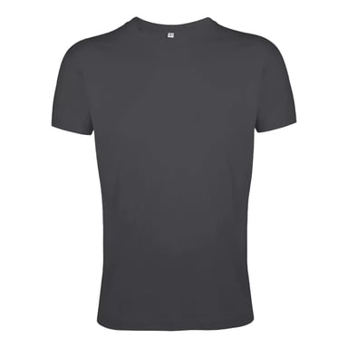 SOLS Unisex Adult Regent Slim T-Shirt (Dark Grey Solid)