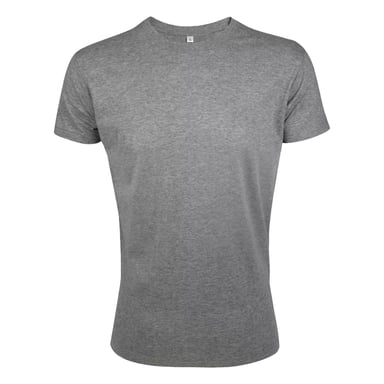 SOLS Unisex Adult Regent Slim T-Shirt (Grey Melange)
