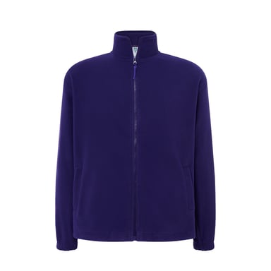 JHK Mens Full Zip Fleece Jacket (Purple)