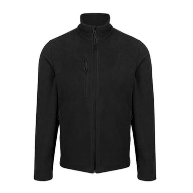 Regatta Mens Honestly Made Recycled Full Zip Fleece Jacket (Black)