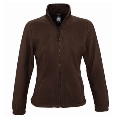 SOLS Womens/Ladies North Fleece Jacket (Dark Chocolate)