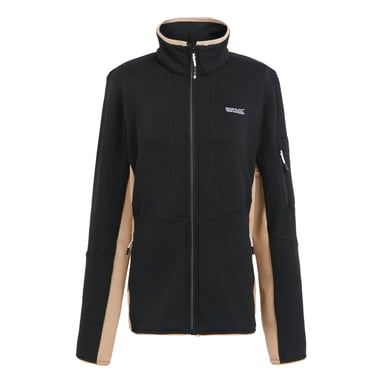 Regatta Dames/Dames Ralina Fleece Jas (Zwart/Warme taupe)