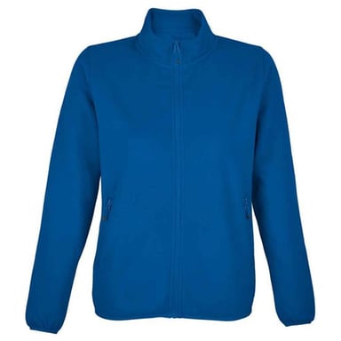 SOLS Womens/Ladies Factor Zipped Fleece Jacket (Royal Blue)