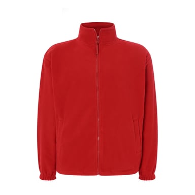 JHK Mens Full Zip Fleece Jacket (Red)