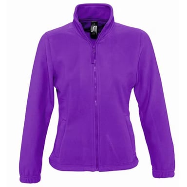 SOLS Womens/Ladies North Fleece Jacket (Dark Purple)
